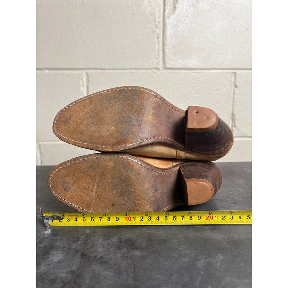 Town & Country 7.5 Beige Women Heel Boots Made In Brazil - Picture 4 of 6